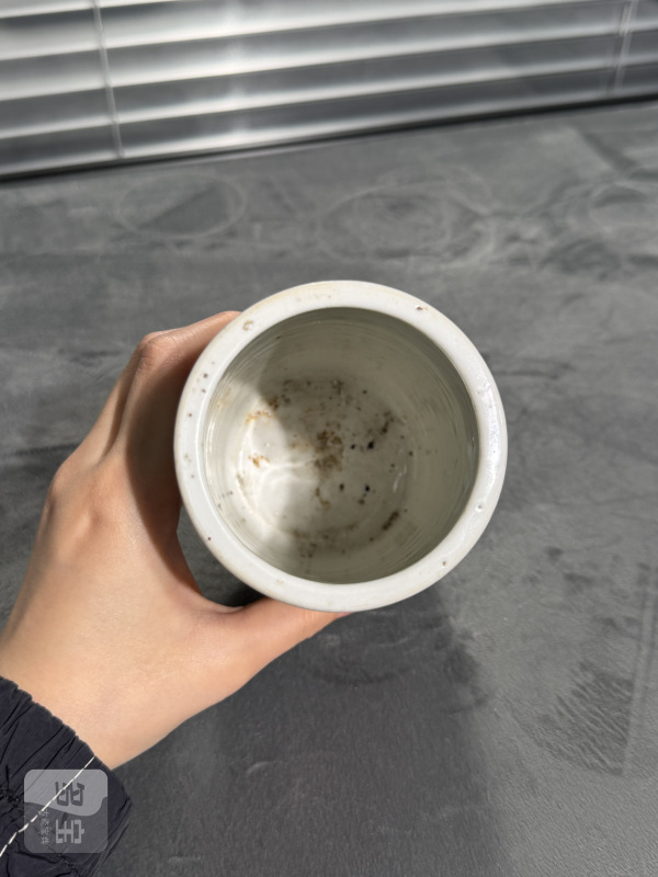 清同治粉彩福星高照纹笔筒 - 图7